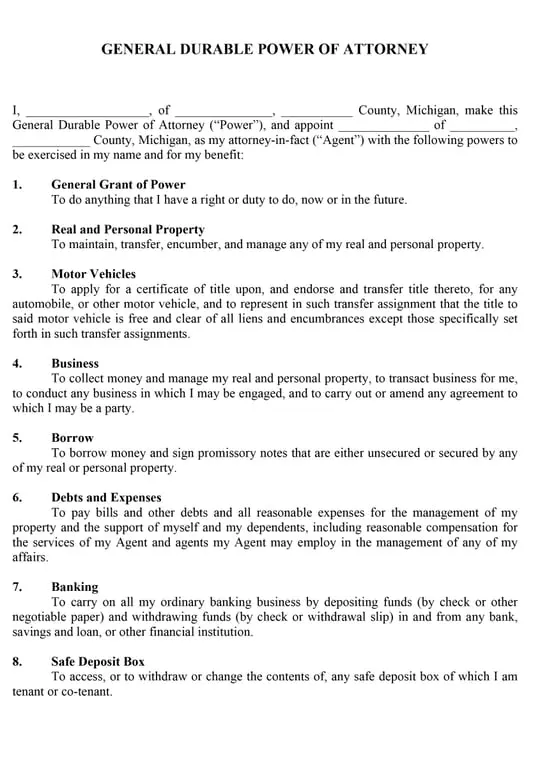 Power of Attorney (POA) – Legal Authorization