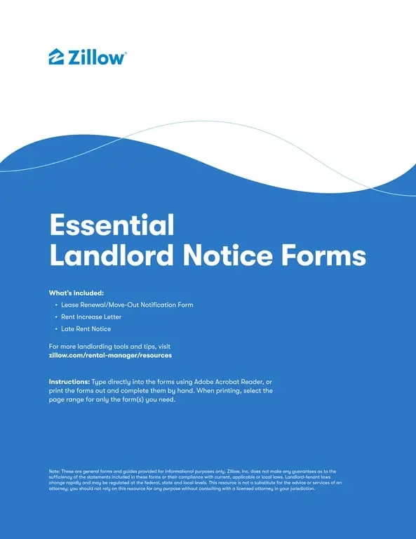 West Virginia Essential Landlord Notice Forms Kit