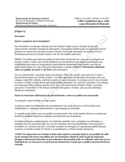 I-589 US Asylum Application and Withholding of Removal - Department of Homeland Security and Immigration Services form preview