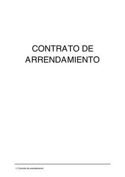 Arrendamiento Contract 101 - Understanding Rental Agreements in Detail form preview